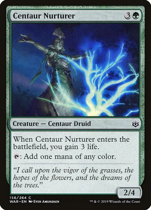 Centaur Nurturer, card 156 from War of the Spark