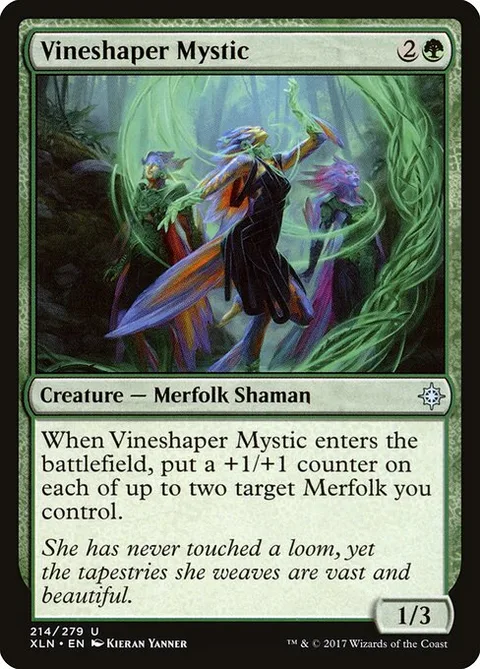 Vineshaper Mystic, carte 214 de Ixalan