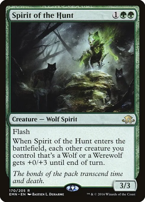 Spirit of the Hunt, card 170 from Eldritch Moon