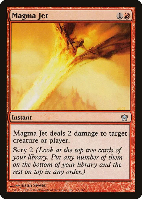 Magma Jet, card 73 from Fifth Dawn