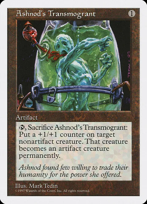 Ashnod's Transmogrant, card 350 from Fifth Edition