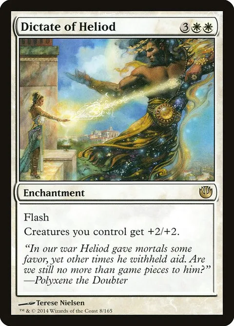 Dictate of Heliod, card 8 from Journey into Nyx