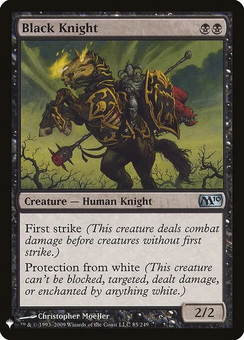 Black Knight, card M10-85 from The List