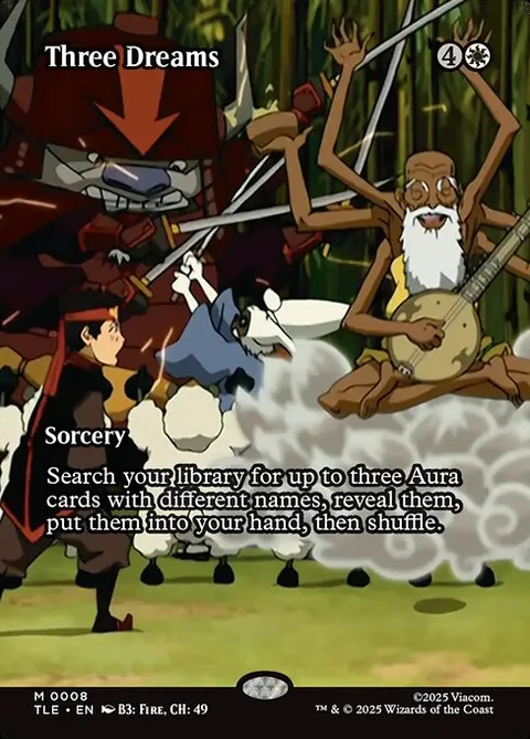 Three Dreams, card 8 from Avatar: The Last Airbender Eternal