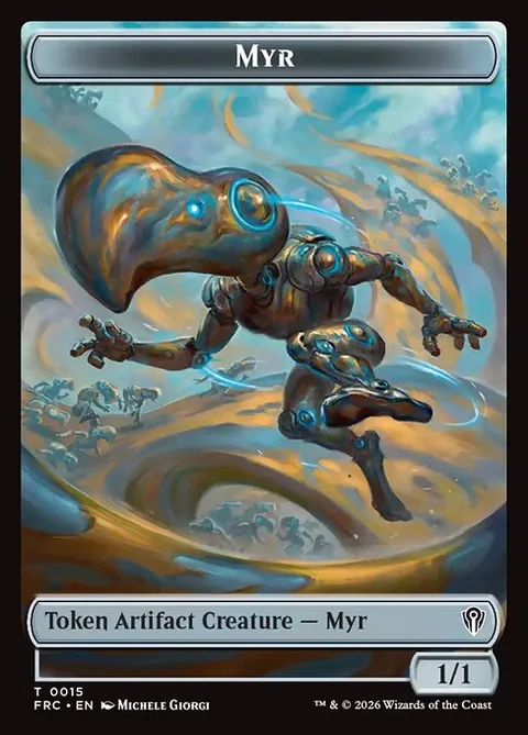 Myr, card 15 from Reality Fracture Commander Tokens