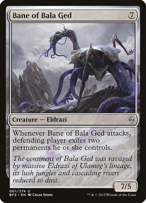 Bane of Bala Ged, carte 1 de Battle for Zendikar