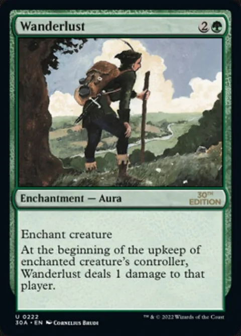Wanderlust, card 222 from 30th Anniversary Edition