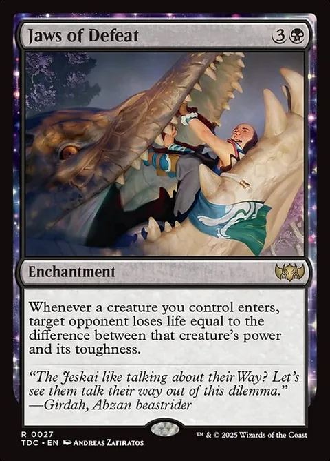 Jaws of Defeat, carte 27 de Tarkir: Dragonstorm Commander