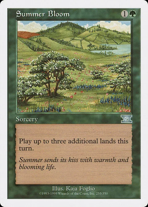 Summer Bloom, card 255 from Classic Sixth Edition