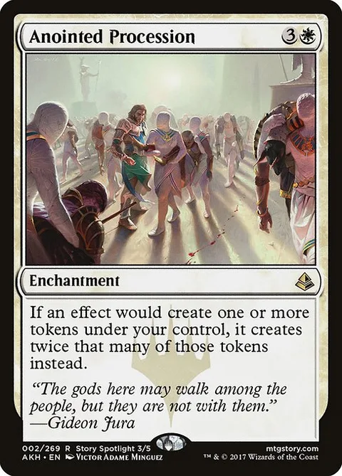 Anointed Procession, card 2 from Amonkhet