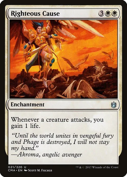 Righteous Cause, carte 21 de Commander Anthology