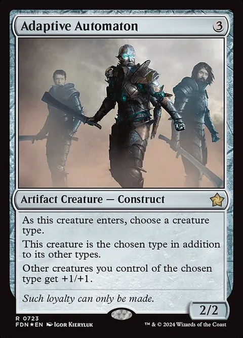 Adaptive Automaton, card 723 from Foundations