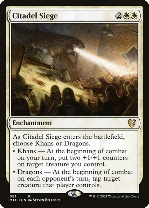 Citadel Siege, card 81 from Midnight Hunt Commander