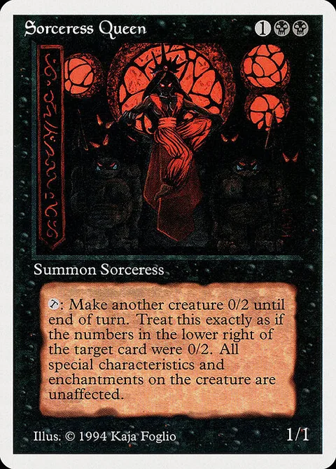 Sorceress Queen, carte 131 de Summer Magic / Edgar