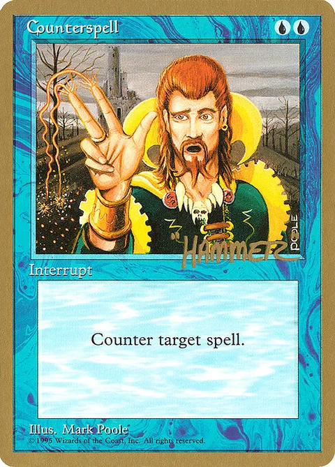 Counterspell, card shr65 from Pro Tour Collector Set