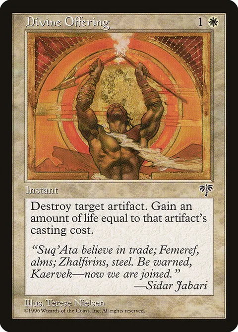Divine Offering, card 11 from Mirage
