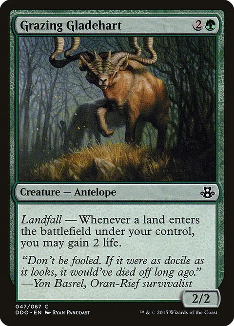 Grazing Gladehart, card 47 from Duel Decks: Elspeth vs. Kiora