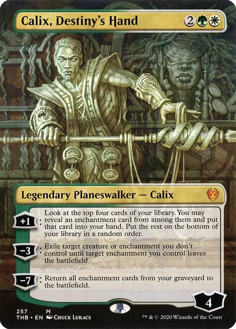 Calix, Destiny's Hand, carte 257 de Theros Beyond Death