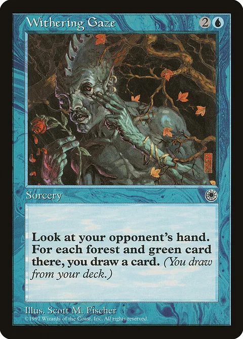 Withering Gaze, card 78 from Portal