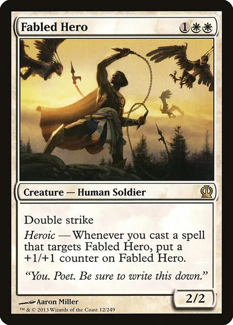 Fabled Hero, carte 12 de Theros