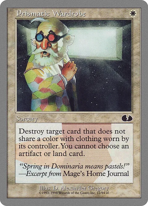 Prismatic Wardrobe, carte 12 de Unglued