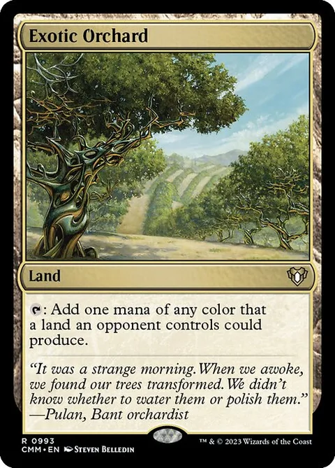 Exotic Orchard, carte 993 de Commander Masters