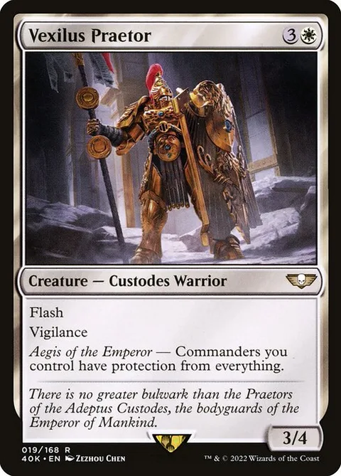 Vexilus Praetor, carte 19 de Warhammer 40,000 Commander