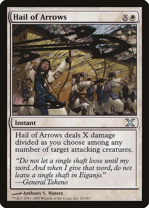 Hail of Arrows, carte 18 de Tenth Edition