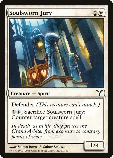 Soulsworn Jury, card 17 from Dissension