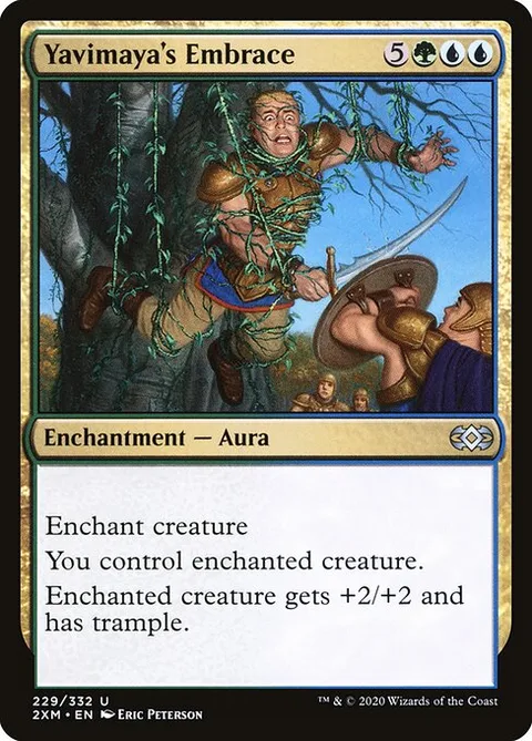 Yavimaya's Embrace, card 229 from Double Masters