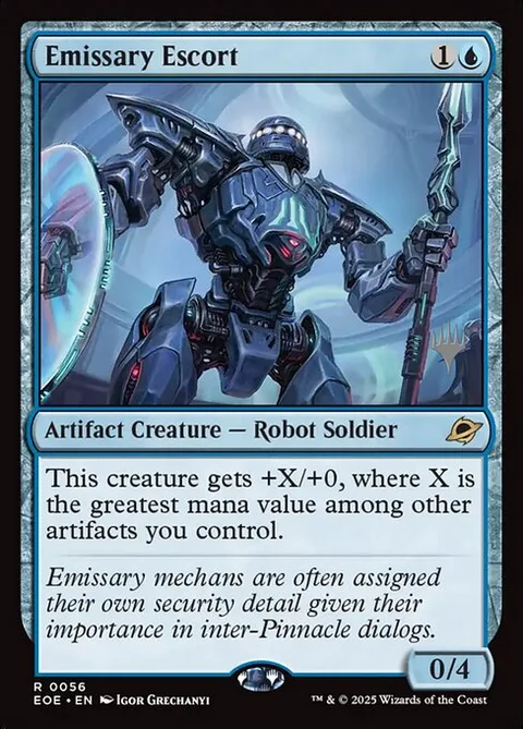 Emissary Escort, carte 56p de Edge of Eternities Promos