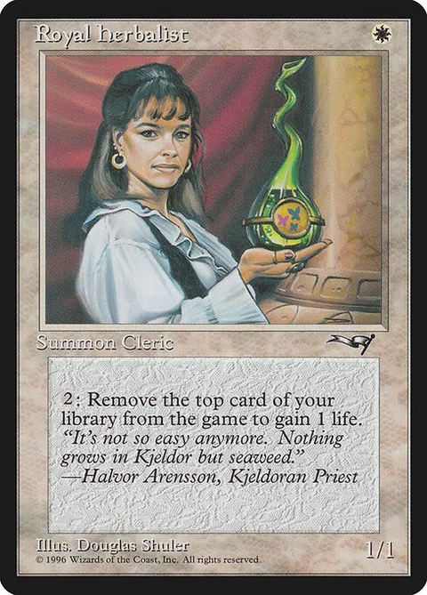 Royal Herbalist, card 15b from Alliances