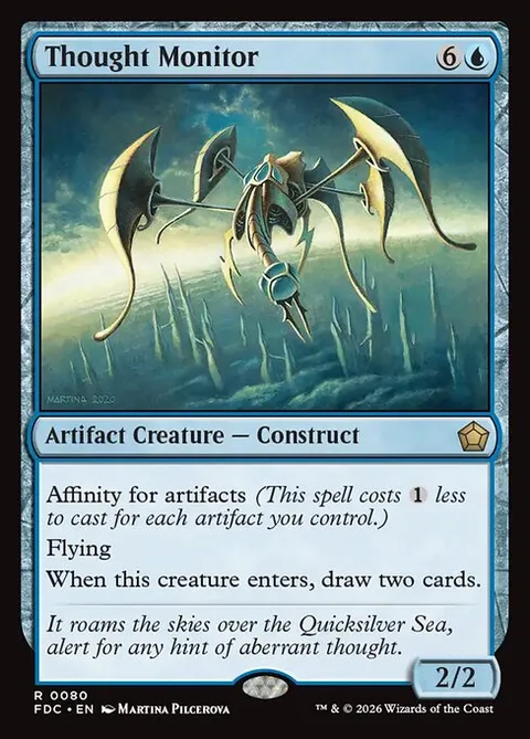 Thought Monitor, carte 80 de Foundations Commander