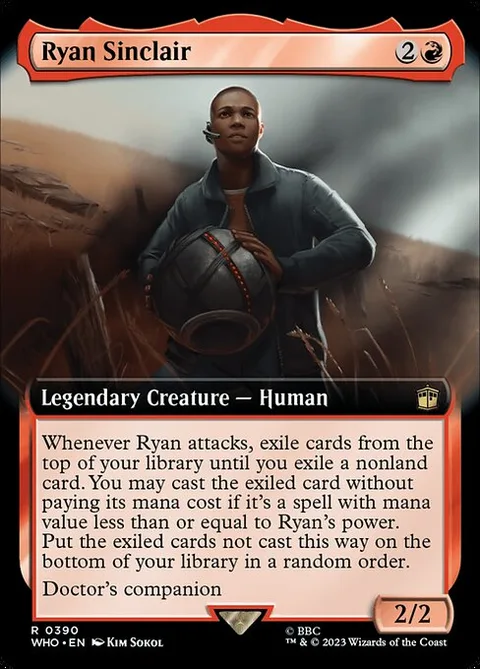 Ryan Sinclair, card 390 from Doctor Who