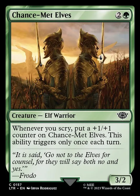 Chance-Met Elves, carte 157 de The Lord of the Rings: Tales of Middle-earth