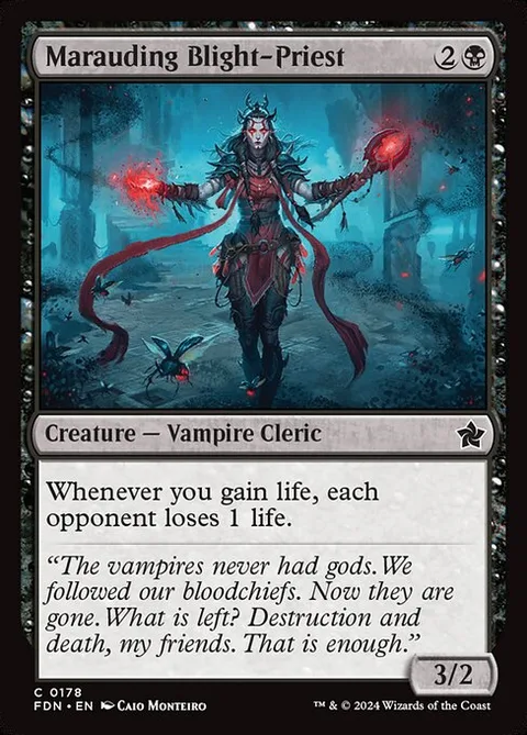 Marauding Blight-Priest, carte 178 de Foundations