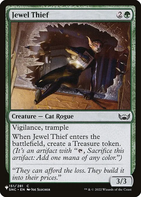 Jewel Thief, carte SNC-151 de The List
