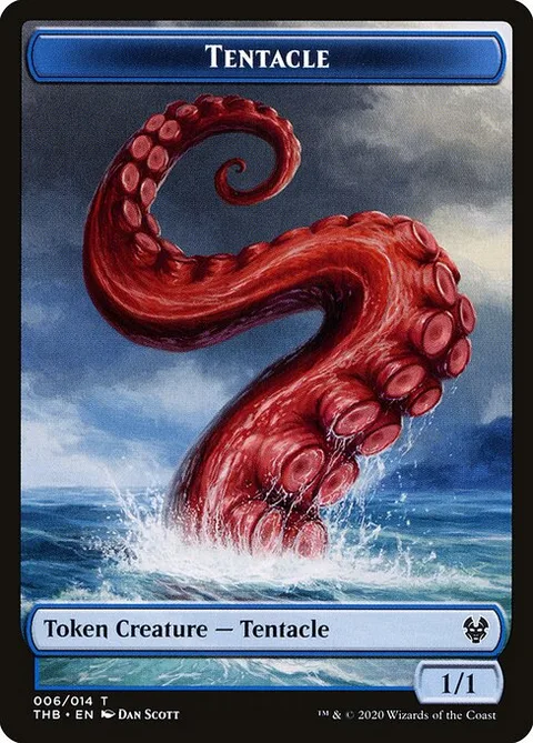 Tentacle, card 6 from Theros Beyond Death Tokens