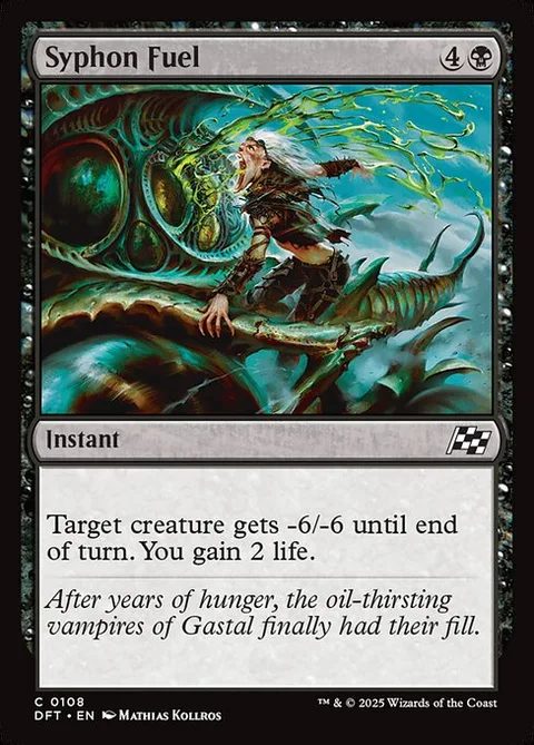 Syphon Fuel, card 108 from Aetherdrift