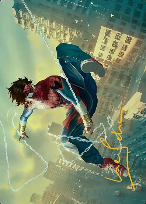 Spider-Man India // Spider-Man India, card 31 from Marvel's Spider-Man Art Series