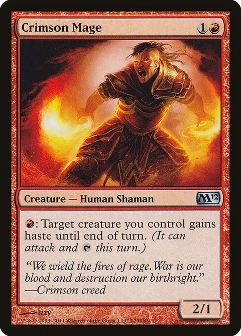 Crimson Mage, carte 129 de Magic 2012
