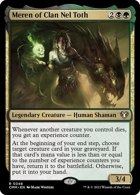 Meren of Clan Nel Toth, card 346 from Commander Masters
