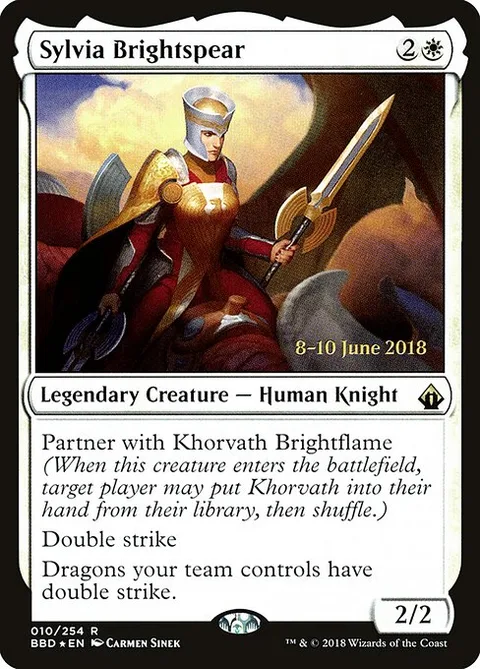 Sylvia Brightspear, card 10s from Battlebond Promos