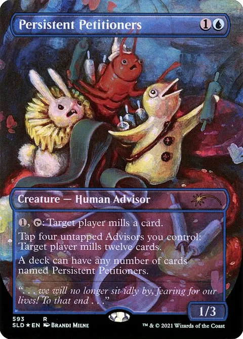 Persistent Petitioners, card 593 from Secret Lair Drop