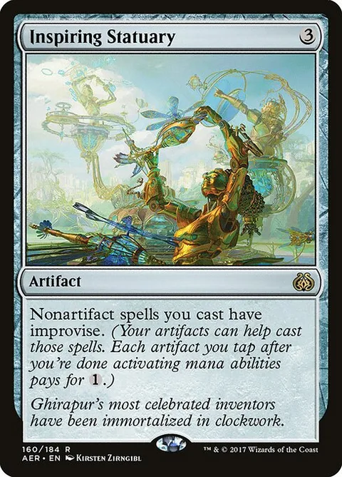 Inspiring Statuary, card 160 from Aether Revolt