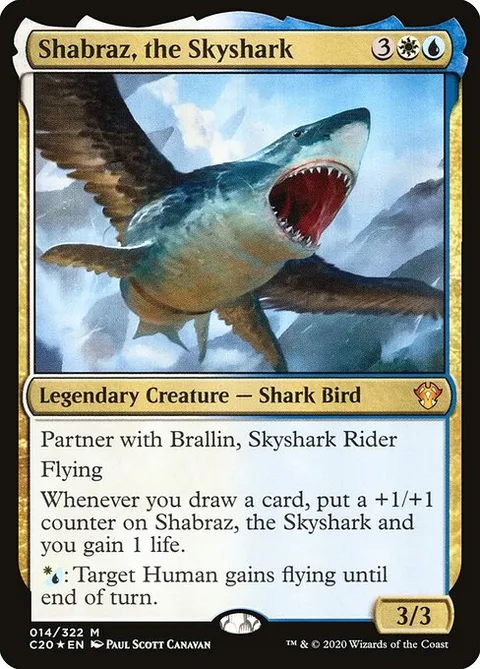 Shabraz, the Skyshark, carte 14 de Commander 2020