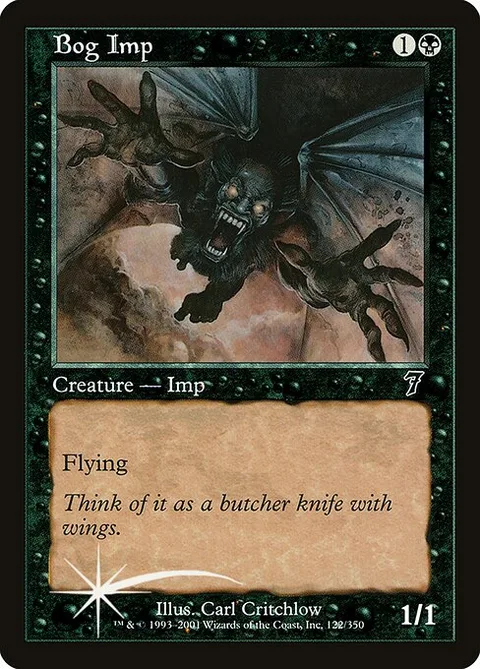 Bog Imp, card 122★ from Seventh Edition