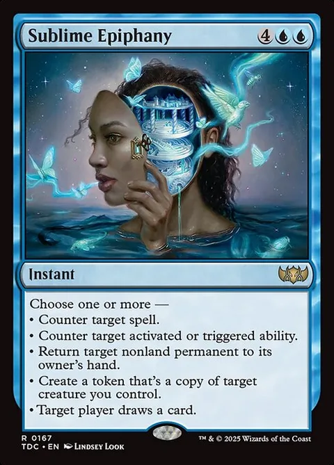 Sublime Epiphany, card 167 from Tarkir: Dragonstorm Commander