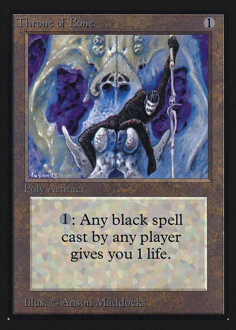 Throne of Bone, carte 274 de Collectors' Edition