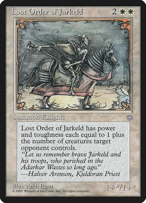 Lost Order of Jarkeld, carte 43 de Ice Age